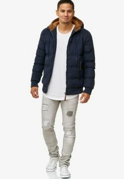 Indicode Jeans Winterjassen Winterjas Adeline Heren Navy -Indicode Jeans Verkoop 2023 4bb0e17bdbf4e8e6101068cccbee7cd5