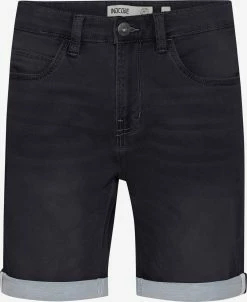 Indicode Jeans Denim Shorts Regular Jeans Heren Zwart
