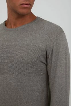 Indicode Jeans Crewneck Truien Trui ERNESTO Heren Grijs -Indicode Jeans Verkoop 2023 4cb3134cc9fa7b96fd4be8fd53e880ad