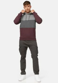 Indicode Jeans Hoodies Sweatshirt Donta Heren Bourgogne -Indicode Jeans Verkoop 2023 4cb76f38bf052208c83a4398641b4480