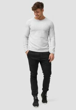 Indicode Jeans Crewneck Truien Trui Loakim Heren Wit Gemêleerd -Indicode Jeans Verkoop 2023 4d259ab3b2506421977e0ee8ca462732