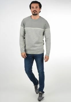 Indicode Jeans Crewneck Truien Trui Lynn Heren Grijs -Indicode Jeans Verkoop 2023 4dab36471bd123c655f2bb46418552d7
