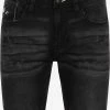 Indicode Jeans Denim Shorts Regular Jeans Zalento Heren Zwart