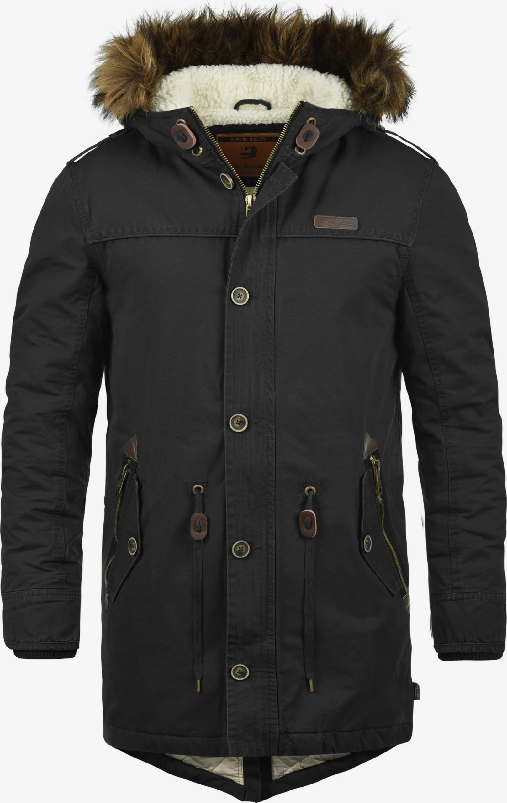 Indicode Jeans Parkas Winterparka Pulsoor Heren Zwart 3 Indicode Jeans Parkas Winterparka Pulsoor Heren Zwart