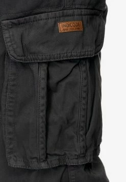 Indicode Jeans Cargobroeken Regular Cargobroek William Heren Zwart -Indicode Jeans Verkoop 2023 4fb251883c4fd640d595249e58c8463c
