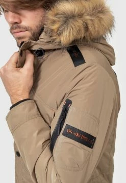 Indicode Jeans Parkas Winterparka Carpelan Heren Bruin -Indicode Jeans Verkoop 2023 5045cfdaa1ff333a4f6b0af832f011b4