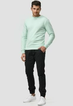 Indicode Jeans Sweatshirts Sweatshirt Holt Heren Mintgroen -Indicode Jeans Verkoop 2023 5187e1a3857c9d102527f7c01fa0ad10