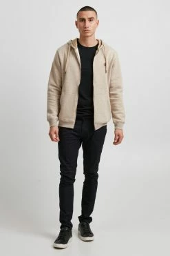 Indicode Jeans Sweatvesten Met Capuchon Sweatvest Heren Taupe -Indicode Jeans Verkoop 2023 53ee596471f214408efd2d4b01a498d5