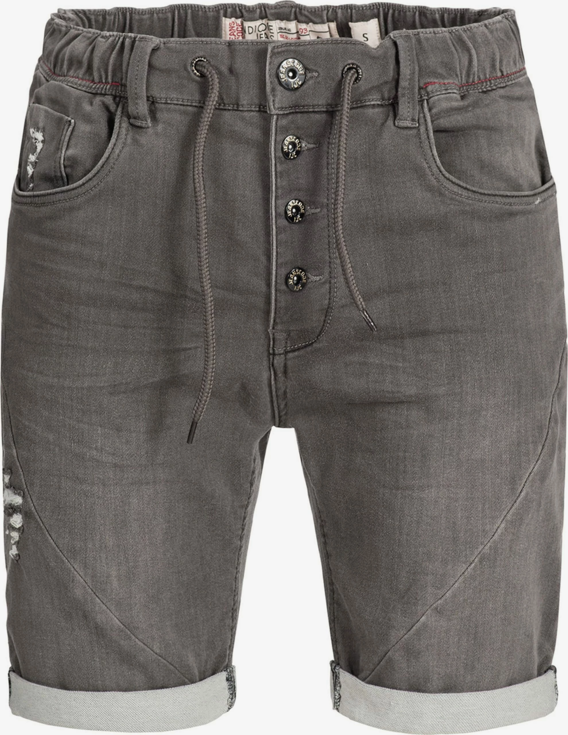 Indicode Jeans Denim Shorts Regular Jeans Piano Heren Grijs 3 Indicode Jeans Denim Shorts Regular Jeans Piano Heren Grijs