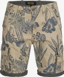 Indicode Jeans Cargo Shorts Regular Cargobroek Albert Heren Beige