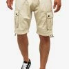 Indicode Jeans Cargo Shorts Regular Cargobroek Abner Heren Sand