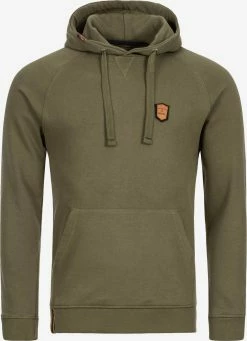 Indicode Jeans Hoodies Sweatshirt Litcham Heren Kaki
