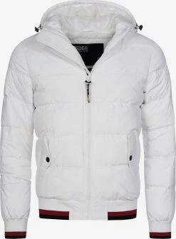 Indicode Jeans Winterjassen Winterjas Bacon Heren Wit