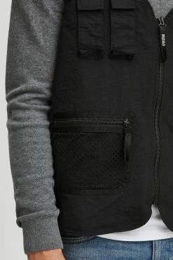 Indicode Jeans Bodywarmers Bodywarmer Piet Heren Zwart -Indicode Jeans Verkoop 2023 571bbb52881821f6db3f2e2571cdebb5