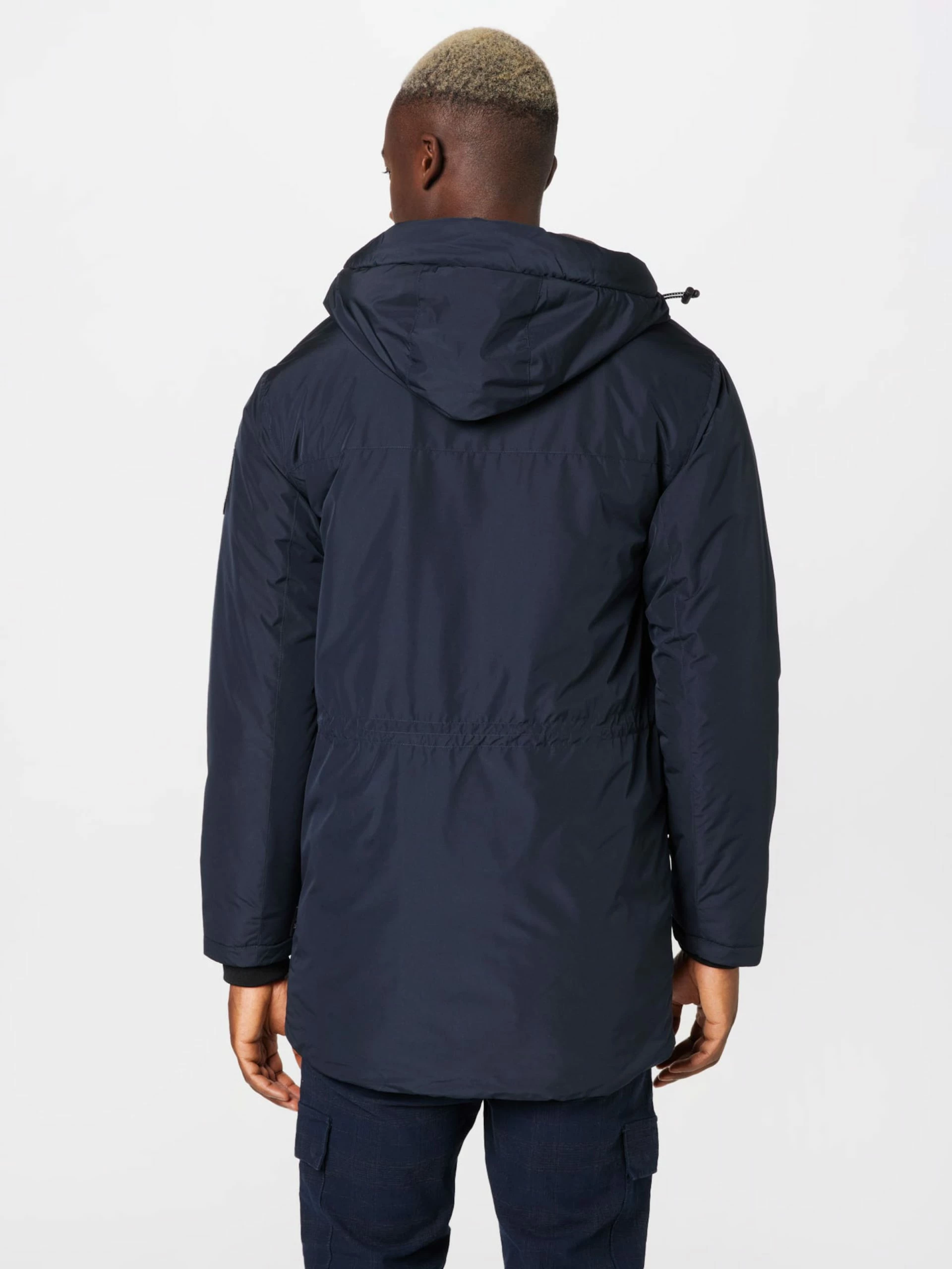 Indicode Jeans Tussenjassen Tussenparka Heren Navy 6 Indicode Jeans Tussenjassen Tussenparka Heren Navy - Afbeelding 4