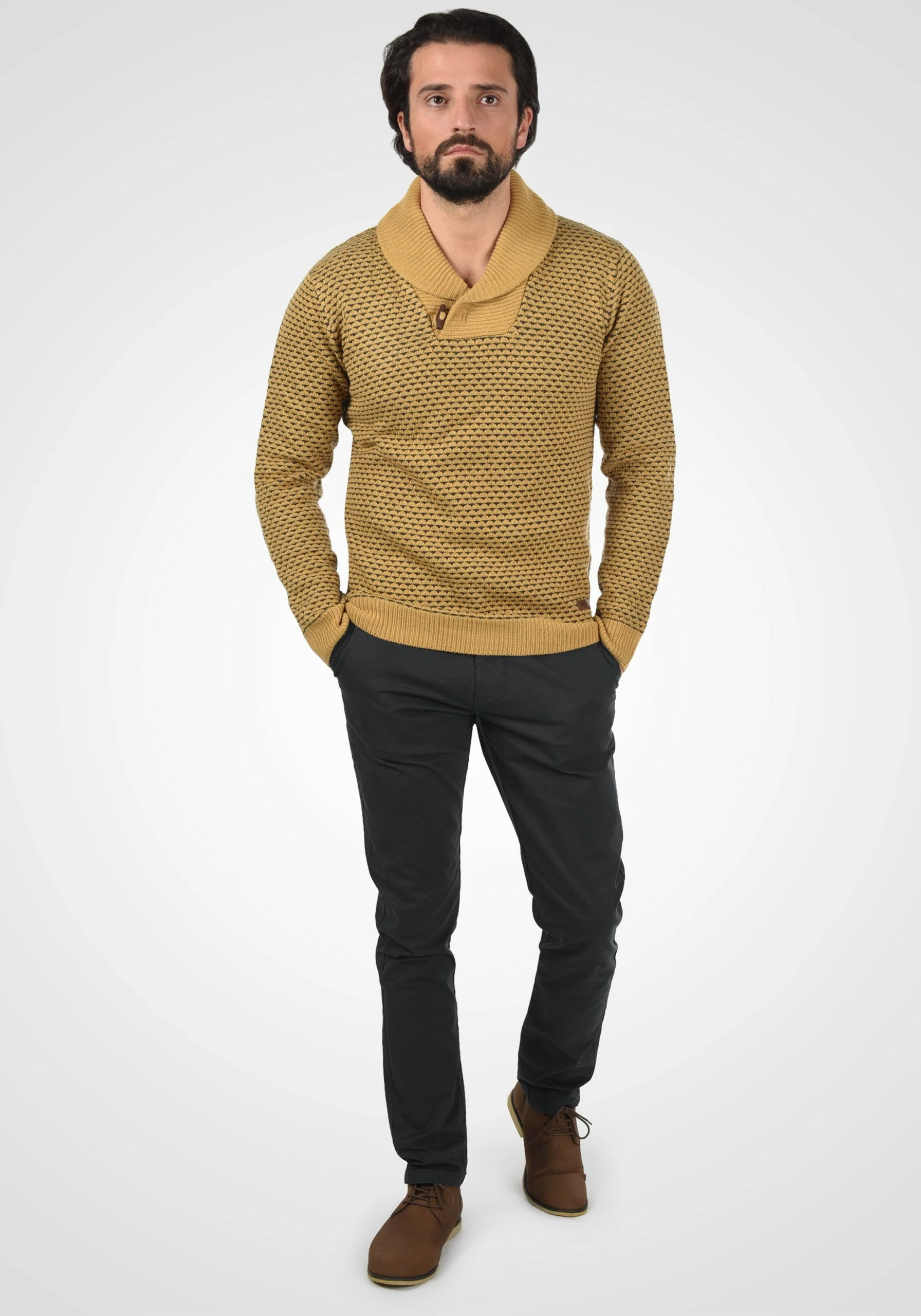 Indicode Jeans Chinos Regular Chino Penefal Heren Zwart 5 Indicode Jeans Chinos Regular Chino Penefal Heren Zwart - Afbeelding 3