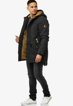 Indicode Jeans Parkas Winterparka Barge Heren Zwart Gemêleerd -Indicode Jeans Verkoop 2023 59e8e6299dfc0add12c29c17b05b2185