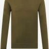Indicode Jeans Crewneck Truien Trui Heren Olijfgroen