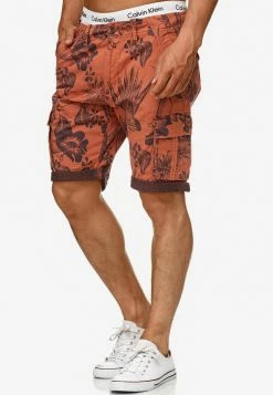 Indicode Jeans Cargo Shorts Regular Cargobroek Albert Heren Koraal -Indicode Jeans Verkoop 2023 5acb7a299c6844ba449b354604adde75