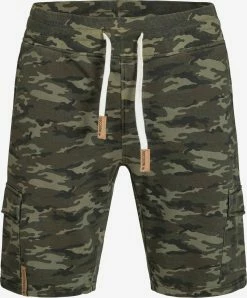 Indicode Jeans Shorts Regular Broek White Rock Heren Kaki