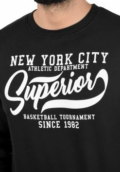 Indicode Jeans Sweatshirts Sweatshirt Galilero Heren Zwart -Indicode Jeans Verkoop 2023 5bc57fa3044618956bd44cb8f5aa1853