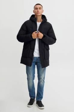 Indicode Jeans Parkas Winterparka Idzeppal Heren Zwart -Indicode Jeans Verkoop 2023 5c13d85be70cfad94aaafc09fc28599c