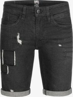 Indicode Jeans Denim Shorts Regular Jeans Roberts Heren Zwart