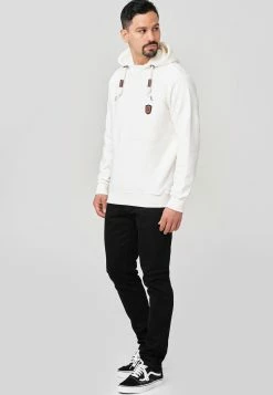 Indicode Jeans Hoodies Sweatshirt Meza Heren Offwhite -Indicode Jeans Verkoop 2023 5d5a2da232926fc82d5ab5fcc565d7de