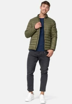 Indicode Jeans Tussenjassen Tussenjas Amare Heren Olijfgroen -Indicode Jeans Verkoop 2023 5d6a4e590b148efbd96cc4b81a709b18