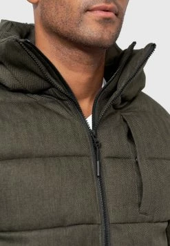 Indicode Jeans Winterjassen Winterjas Hebert Heren Olijfgroen -Indicode Jeans Verkoop 2023 5dad7310e70b878374d271767622bccb