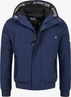 Indicode Jeans Winterjassen Winterjas Albany Heren Blauw
