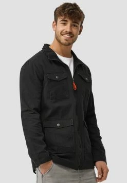 Indicode Jeans Tussenjassen Tussenjas Simeon Heren Zwart -Indicode Jeans Verkoop 2023 5e2cbf65e24ad8dcebca326a39ec6031