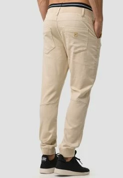 Indicode Jeans Pantalons Tapered Broek Zannes Heren Beige -Indicode Jeans Verkoop 2023 5fad4e38a84501acb775b666f0e7cf05