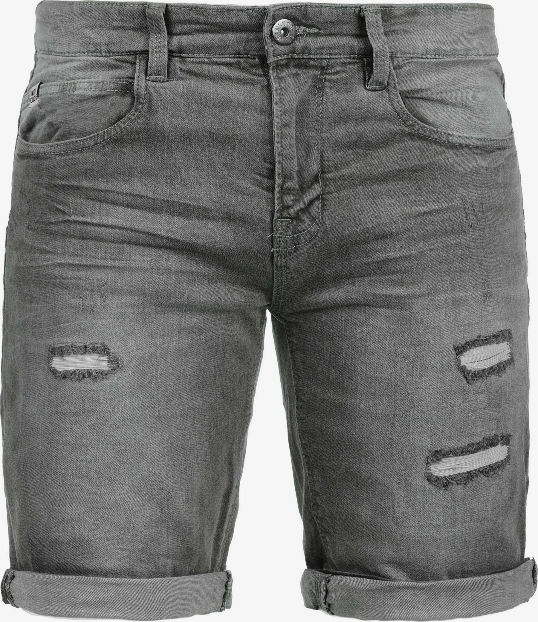 Indicode Jeans Denim Shorts Regular Broek Hallow Heren Grijs / Lichtgrijs 3 Indicode Jeans Denim Shorts Regular Broek Hallow Heren Grijs / Lichtgrijs