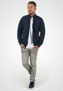 Indicode Jeans Vesten Gebreid Vest Rickert Heren Donkerblauw -Indicode Jeans Verkoop 2023 6068602156f393045c5bd3127ae8632a