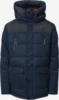 Indicode Jeans Winterjassen Winterjas Heren Navy / Enziaan