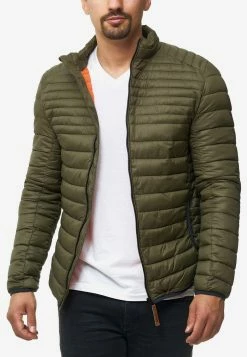 Indicode Jeans Tussenjassen Tussenjas Islington Heren Olijfgroen -Indicode Jeans Verkoop 2023 62275ce8f8d82580aebc17e91d51dfea