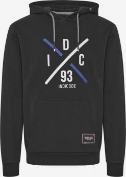 Indicode Jeans Hoodies Sweatshirt Leon Heren Zwart