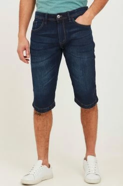 Indicode Jeans Denim Shorts Slimfit Jeans Quince Heren Donkerblauw -Indicode Jeans Verkoop 2023 62f9b33b2e151d20f61b3d6507269308