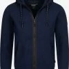 Indicode Jeans Sweatvesten Met Capuchon Sweatvest Heren Marine