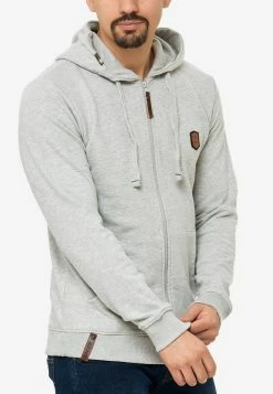 Indicode Jeans Sweatvesten Met Capuchon Sweatvest Braidwood Heren Lichtgrijs -Indicode Jeans Verkoop 2023 65176da150fdd1a8417f02f43cf2e018