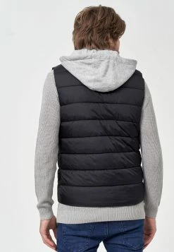 Indicode Jeans Bodywarmers Bodywarmer Heren Zwart -Indicode Jeans Verkoop 2023 652663fab2b296a49356bb54f2663b65