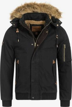 Indicode Jeans Winterjassen Winterjas Pennington Heren Zwart
