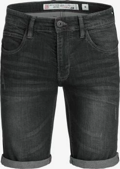 Indicode Jeans Denim Shorts Regular Jeans Caden Heren Zwart