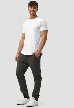 Indicode Jeans Pantalons Tapered Broek Zannes Heren Grijs -Indicode Jeans Verkoop 2023 69f0eb431999b2ac9f2c4070209c0eb0