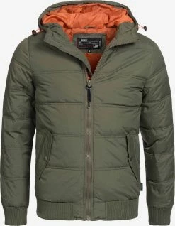 Indicode Jeans Winterjassen Winterjas Adrian ZA Heren Olijfgroen