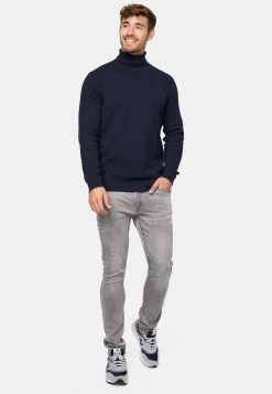 Indicode Jeans Coltruien Trui Saini Heren Zwart -Indicode Jeans Verkoop 2023 6c82c4b53e36ac744b19782fe93203c8