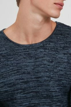 Indicode Jeans Crewneck Truien Trui Bayne Heren Blauw -Indicode Jeans Verkoop 2023 6ce6124662311e5c4533c9f54c202e3b