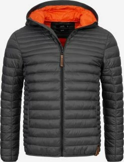 Indicode Jeans Tussenjassen Tussenjas Bowers Heren Donkergrijs