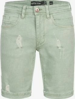 Indicode Jeans Denim Shorts Regular Jeans Page Heren Groen